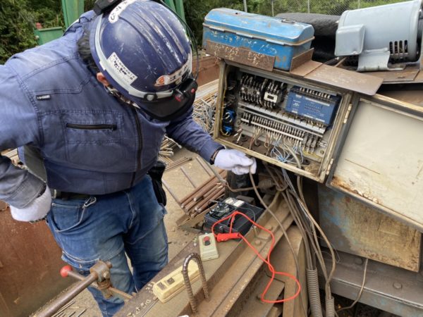 兵庫県川辺郡猪名川町にて鉄筋製作所の漏電改修工事